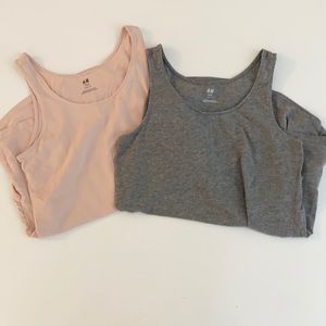 H&M MAMA 2-pack Tanks with Bonus T-Shirt